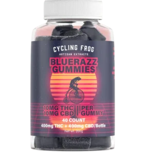 Cycling Frog Gummies Blue Razz 40ct